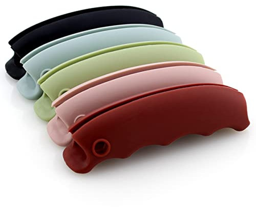 Zerodeko 6 pcs Carrying One-Trip Devices for Gear Carrier, Carry Random Self-Locking Grips Self- Thumb Bag Silicone Handle: Handle Sports Shopping Holder Carriers Home Mention