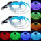 GOMING 5V USB RGB Striscia LED Alimentato Tramite USB 4M (2pcs x 2M) 240LED SMD5050 con Controller Dimmerabile 19 Modalità Dinamiche 20 Colori Statici Luci a Nastro LED IP20 non Impermeabile