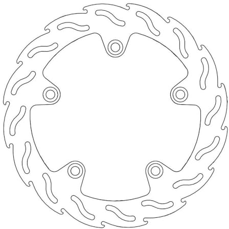 BRAKE DISC FLAME REAR