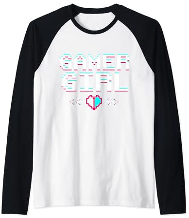 Gamer Girl Gaming Computer Konsole UwU Kawaii Raglan