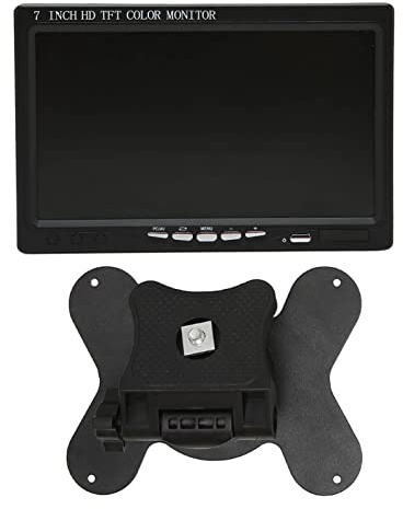 7-Zoll-Auto-Videoplayer-Fahrzeug auf Dash-Backup- VGA-AV-HD-Auflösung HD-Auto-TFT-LCD-Farbdisplay (EU-Stecker)