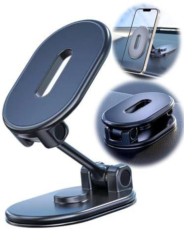 JXBCGAL Support Téléphone Voiture, Support de Téléphone Magnétique de Voiture, Support de Téléphone de Voiture Pivotant à 360 °, Compatible avec Les Smartphones Tels Que l'iPhone,Xiaomi,Huawei