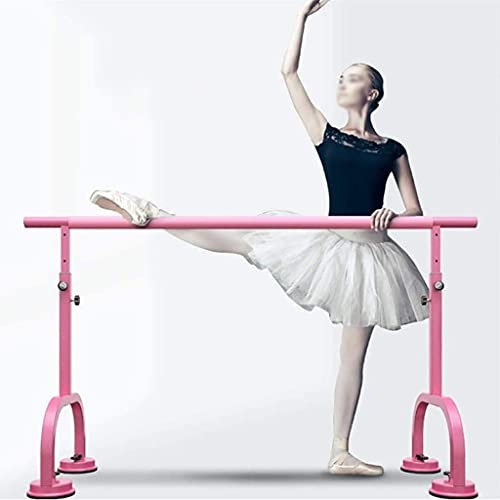 Ballettstange, Ballettstange, tragbar, mobil, für Kinder, Mädchen, Zuhause, Halterungen, Ballettstange, freistehend, höhenverstellbar, strapazierfähig, für Tanzen und Dehnen (Farbe: Schwarz, Größ