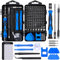 Feinmechaniker Schraubendreher Set Mini Werkzeug: 122 in 1 Präzisions Werkzeug Kit mit Torx T2 T5 T6 T8 T9 - Handy Reparatur für Uhr PC Brille PS mit 1 Magnetische Pad