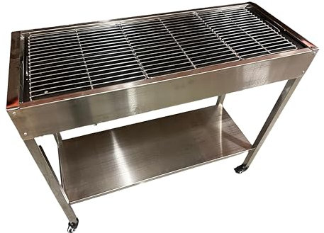 Large Stainless Steel Charcoal BBQ for Catering Parties & Events, Model EV-1