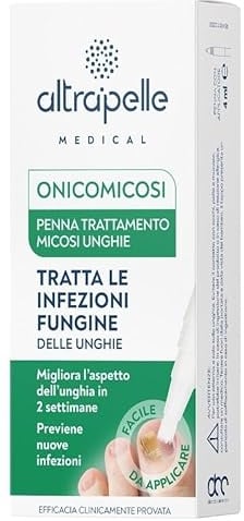 Altrapelle Medical Onychomykose-Stift, effektive Behandlung, verbessert das Aussehen des Nagels in 2 Wochen, einfache Anwendung mit Twist-System, klinisch getestete Ergebnisse, 4 ml