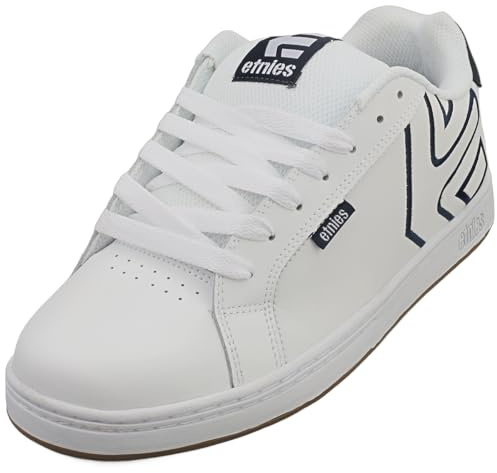 Etnies Herren Fader Skate Shoe, White/White/Navy, 41 EU