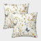 LABDUEOPB Schmetterling 2er Set Kissenhülle dekokissen Zierkissen für Sofa Schlafzimmer Couch Outdoor Kissen 40x40cm