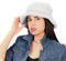 MILAKOO Winter Fuzzy Bucket Hat Cute Lovely Plüsch Pelz Fischer Cap Solid Farbe Dicke Warme Mütze für Frauen Weiß