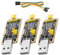 QIQIAZI UART-TTL USB Adapter mit Konverter CH340G, 3.3V / 5V UART-TTL USB Adapter mit Jumper Kabel kompatibel mit Arduino (3 Stück)