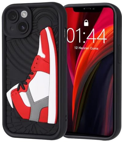 Zaqiaomi Cool Luxury Phone Case for iPhone 13 Case for Boys,Men 3D Classic Sneaker Design,Street Aesthetic Shockproof Designer Cases Compatible with iPhone 13 Multicolor