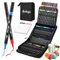 60 Colours Acrylic Paint Markers, Dual Tip Acrylic Paint Pens with Brush Tip and Fine Tip for for Adults, Kids, Eggs, Wood, Rock, Canvas, Plastic, Stone, Glass, Ceramic