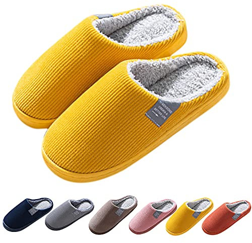 Genérico Zapatillas Blandas de Peluche para Mujeres y Hombres para Mantener Las Zapatillas Calientes en Invierno Zapatillas para el hogar para Mujeres y Hombres Zapatillas para el hogar cálidas