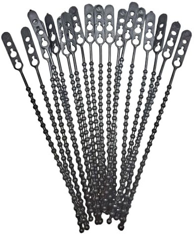 VEPATIM 300 Schnellbinder Blitzbinder Länge 245mm wiederverschließbar schwarz