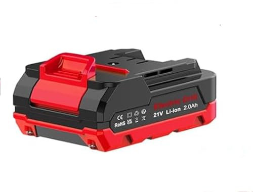 BETENST Batería de iones de litio de 2000 mAh para atornillador de batería de 21 V (DZL00065)