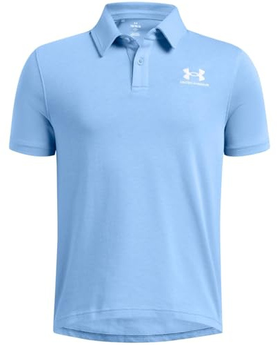 Under Armour Boys Ua B Icon Polo Shirt Blue 7-8 Years