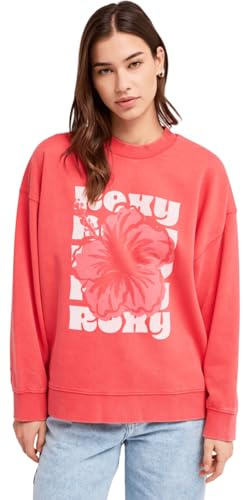 Roxy 2026 Damen-Pullover aus Frottee, Hibiskus