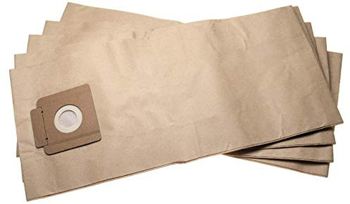 vhbw 5x Sacs compatible avec Kärcher T15/1+ESB28 Prof., T 15/1, T 15/1+ ESB 28 aspirateur - papier, 51cm x 23,25cm marron