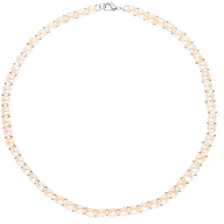 PEARLS & COLORS - Collier Véritables Perles de Culture d'Eau Douce 3-4 mm - Qualité AAA+ - Bijou Femme