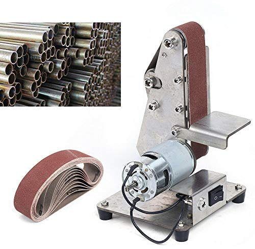 100W Mini Grinder Gürtel Maschine Elektrische Bandschleifer Poliermaschine Bandschleifmaschine Schleifen Polieren Mahlen Maschine