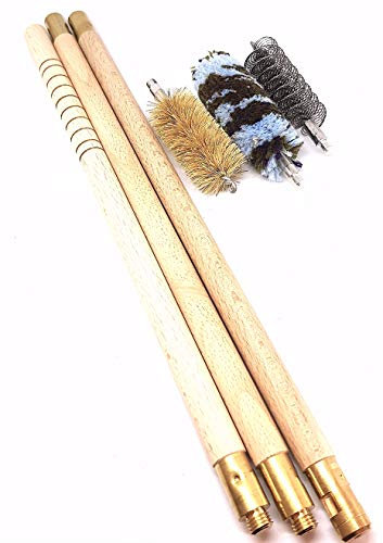 Armeriaonline Kit Pulizia Armi Cal 12 Kit Pulizia Fucile Calibro 12 con scovoli Made in Italy
