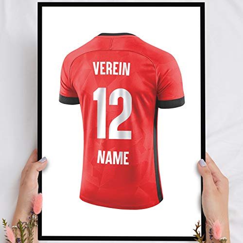 Elbeffekt Holzbild Leverkusen - personalisierbar zum Hinstellen/Aufhängen optional beleuchtet, Fan Geschenk mit Spruch auf Holz - Wand-Bild Aufsteller Dekoration - persönliches Geschenk