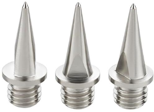 LAUFSTOFF Spikes Spike Spine di Ricambio per Atletica Leggera – 2 mm Blanks, 6 mm, 7 mm, 9 mm, 12 mm, 15 mm o 18 mm a Scelta – per Competizione, Allenamento, Corsa Incrociata, Sprint, Salto in