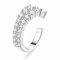 ORAZIO 925 Sterling Silber Ohr Manschette Ohrringe CZ Non-Piercing Fake Helix Knorpel Ohrringe Conch Manschetten für Frauen