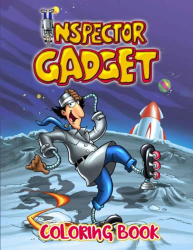 Inspẹctọr Gadgét Coloring Book: Interesting coloring book suitable for all ages, helping to reduce stress after studying For Kids