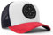 Urban Effort Mesh Back Cap - für Damen und Herren Baseballmütze 5-Panel Trucker Hat - Toller Snapback-Verschluss für Jagd & Wandern, Schwarz/Weiß/Rot, S