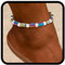 Handcess Boho Fußkettchen Damen Fussketten Bunte Perlen Fußkettchen Elastisch Fußschmuck für Frauen und Mädchen (BuntA)