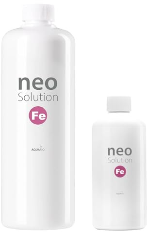 Aquario Plant Fertilizer - Liquid Iron for Aquarium Plants - Boosts Red Color & Supports Healthy Growth - Neo Solution Fe, 1000ml