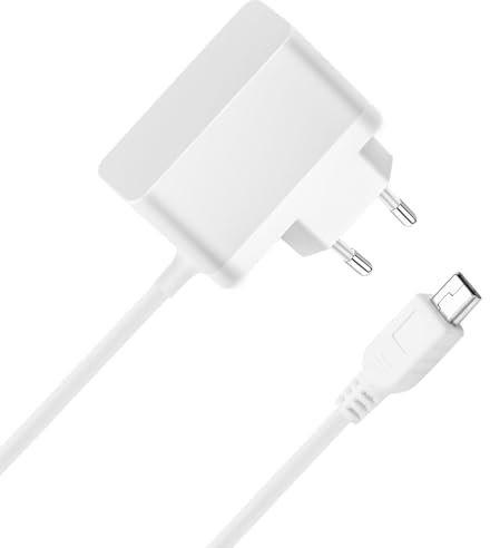 Bouge 5V 2A Ladekabel Kompatibel mit GHB, BOIFUN, Luvion, Oretti, OLEKE, Babyphone TrueLife Lionello Babyfon Ladegerät, Netzkabel kompatibel mit Video-Babyphone, Mini-USB