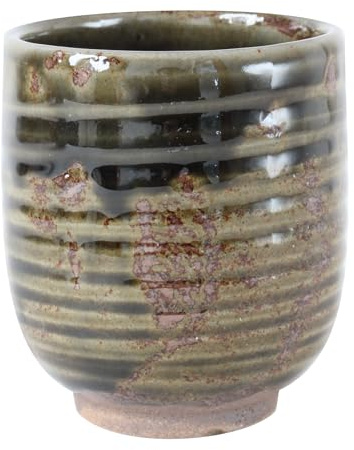 Mino ware MMY001 Tasse à thé japonaise en poterie japonaise Yunomi Chawan 297,7 g