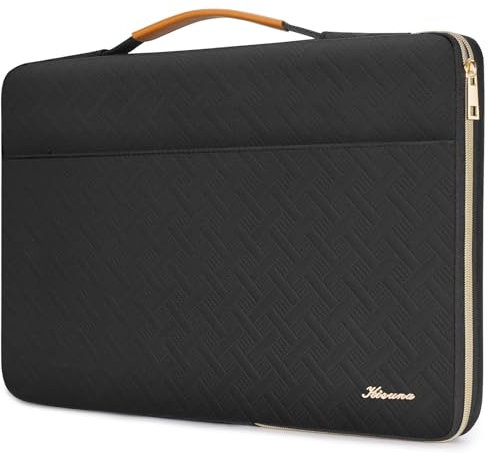 KIZUNA Laptop Sleeve Case 17 Inch Computer Bag for LG Gram 17 2022/Dell G7/17 Lenovo IdeaPad 3i Gen7/17.3 Lenovo Ideapad 700/17.3 DELL Precision 7710/17.3 HP ProBook 470/17.3 MSI 17,Black