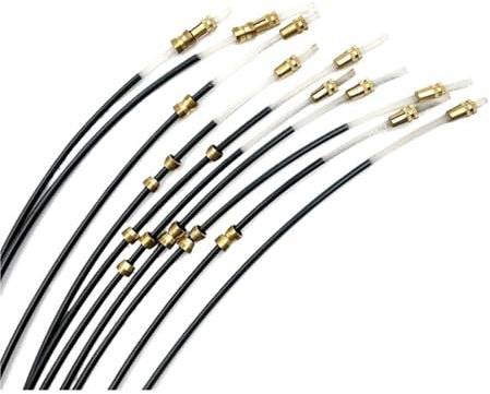 10 pièces queue de violon boyau violon Nylon fin corde queue 4/4 violon Nylon fin corde queue avec vis en cuivre(4-4)