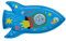 IPPO KIDS Assiette Rocket Kids | Assiette pour enfants avec un design amusant de fusée | Assiette pour tout-petits | Assiette à snacks | Assiette de sevrage | Assiette sans BPA | 30 cm x 18 cm