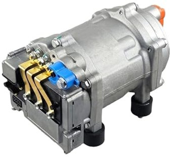 Conjunto de compresor eléctrico de aire acondicionado de 12 V y 24 V Compresor eléctrico compatible Compatible con coche, camión, autobús, tractor, tienda, aire acondicionado de automóvil(24V Integral