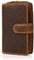 VISCONTI R13 Oil Tan bi-fold Women’s Purse, Colorado Combination Leather, Multicoloured Purse (CD-22) RFID Multicolour