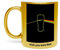 Fabulous Gold Chrome Ceramic Mug - Dark Side of The Beer/Wish You Were Beer - 11oz