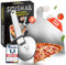 Hochwertiger Pizzaschneider aus Edelstahl - Robuster Pizzaroller mit superscharfer Klinge, inkl. Klingenschutz - Spülmaschinenfest (Pizzaschieber)