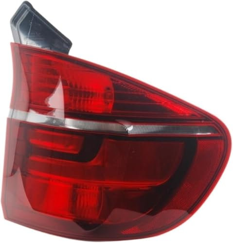 Madehitr Auto Rückleuchten Compatible für BMW X5 E70 2011 2012 2013 Rücklicht Links und Rechts, Heckleuchten Komplettsatz,normal-Outer Right