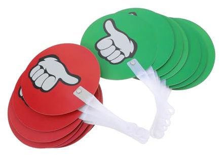 GRIRIW Ja Nein Abstimmungspaddel Wiederverwendbare Abstimmungsbretter Handheld Bewertungsboards Für Den Einsatz Im Klassenzimmer Und Bei Veranstaltungen