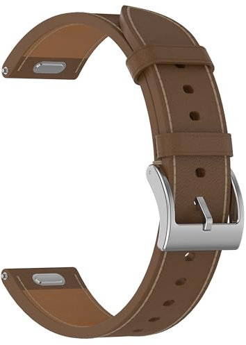 Correas de un clic para Samsung Gear Sport/Gear S2, correa de repuesto de 20 mm de cuero de primera calidad para mujeres y hombres, talla única, Silicona, Correas de un clic para Samsung Gear