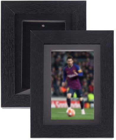 BENECREAT 2 Stück PSA Bewerteter Kartenanzeigerahmen Schwarzer Sammelkarten Displayrahmen Wandmontierte Comic Karten Displaybox Für Baseball Fußball Und Basketballkarten 156x208mm 1 Karte