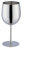 Snowchecking Copa de vino de acero inoxidable de 350 ml, 17,9 x 7 cm, copas de vino irrompibles para exteriores, viajes, camping y piscina (plata)
