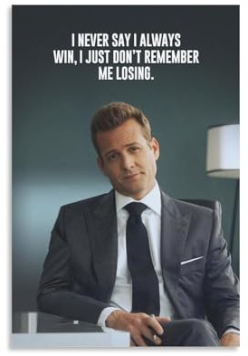 Harvey Specter, Kunst-Poster, Leinwand, Wandkunstdrucke, Geschenke, Foto, Bild, Gemälde, Raumdekoration, Heimdekoration08x12inch(20x30cm)
