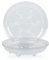 Idyllize Lot de 5 soucoupes en Plastique épais Transparent pour Pots de Fleurs 25,4 cm