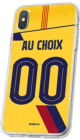 MYCASEFC Coque Foot Barcelone Samsung Galaxy Note 10 Coque Football Personnalisable en Silicone. Housse de Smartphone personnalisée et fabriquée en France en TPU
