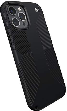 Speck Products Presidio2 Grip iPhone 12 Pro Max Schutzhülle, Schwarz/Weiß